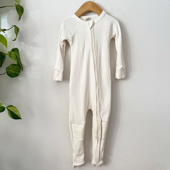 Goumi Milk Thermal Footie Pajamas - Picture 1 of 7